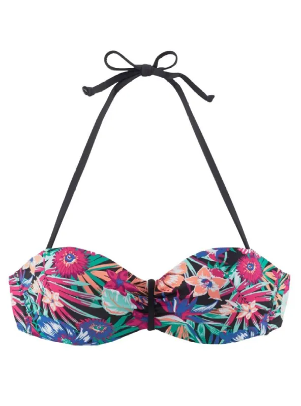 TROPICAL DETAILED BIKINI TOP sold by FBO
