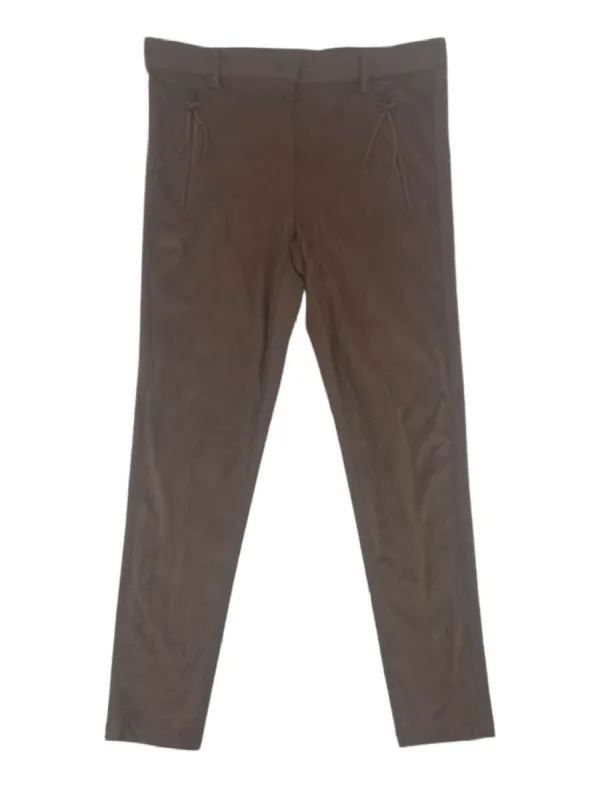 SUEDE COMBO SKINNY LEG TROUSER sold by FBO