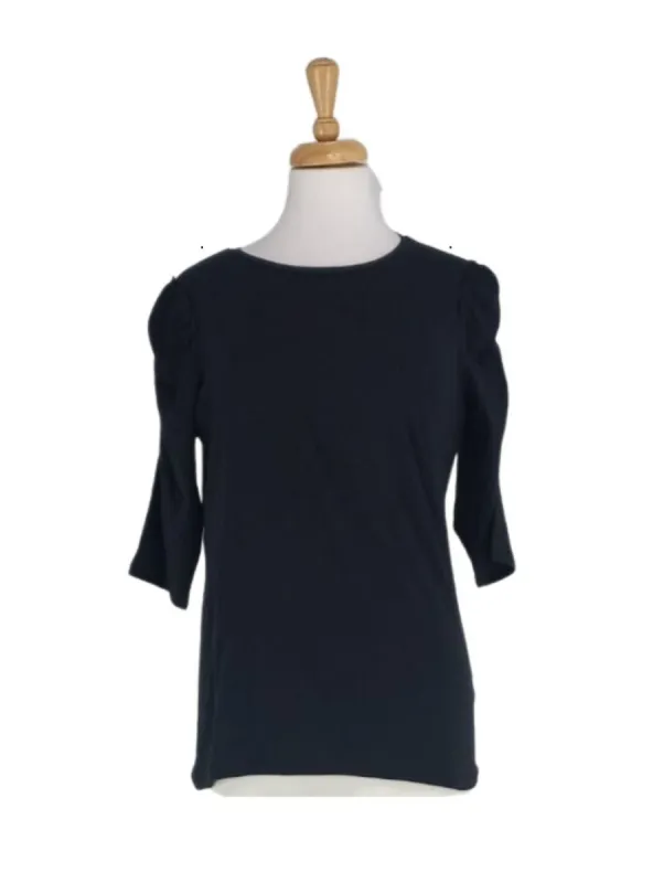 PUFF SLEEVE BASIC TOP sold by FBO