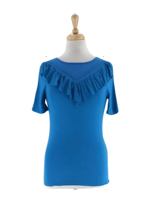 RUFFLE DETAIL TSHIRT sold by FBO