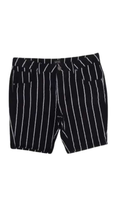 STRIPED DENIM SHORT sold by FBO