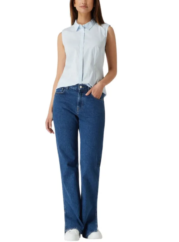 BUTTONED SLEEVELESS SHIRT sold by FBO