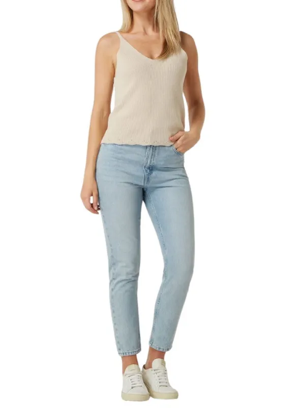 DEEP V KNITTED TOP sold by FBO