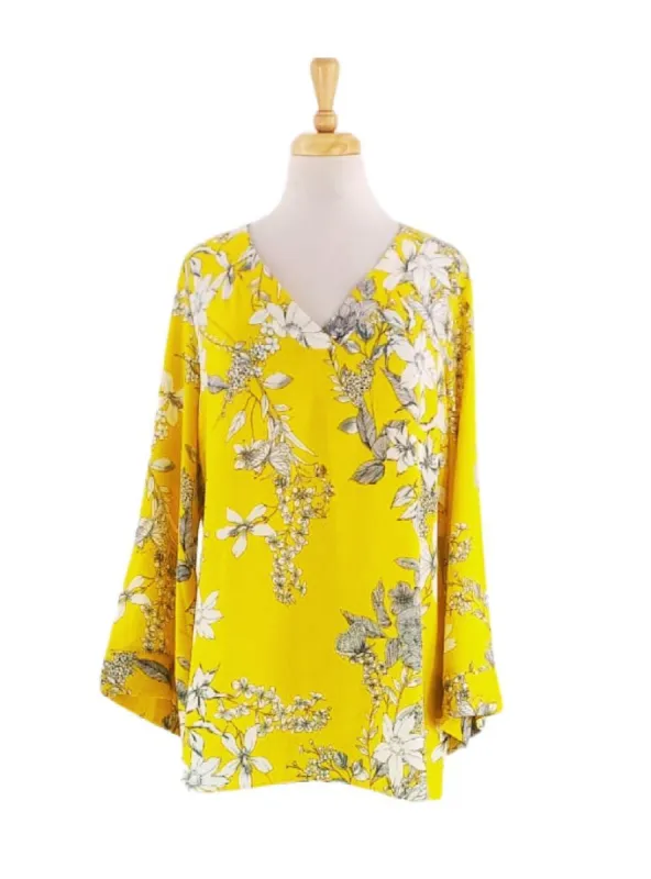 FLORAL PRINT BLOUSE sold by FBO
