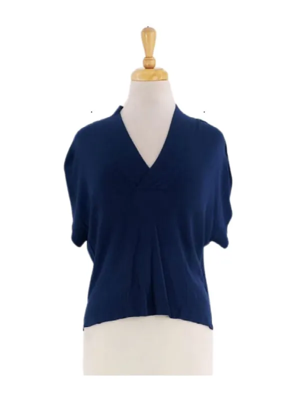 TEXTURED BATWING BLOUSE sold by FBO