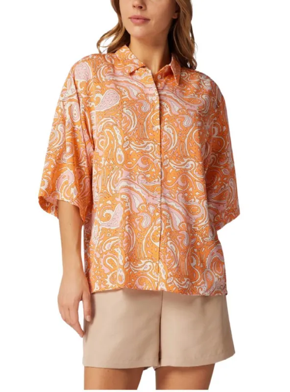 PRINTED CASUAL BLOUSE sold by FBO