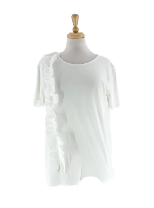 RUFFLE DETAIL TOP sold by FBO