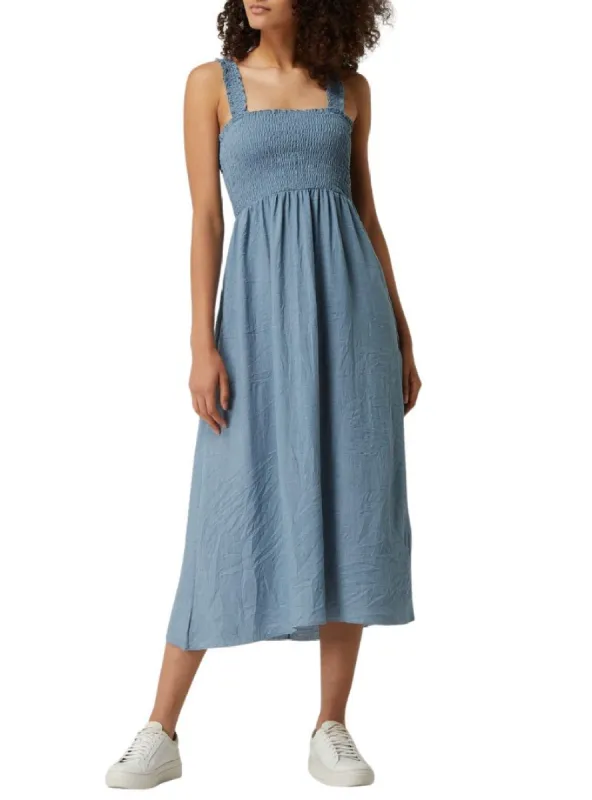 RUFFLED DETAILED MIDI DRESS sold by FBO