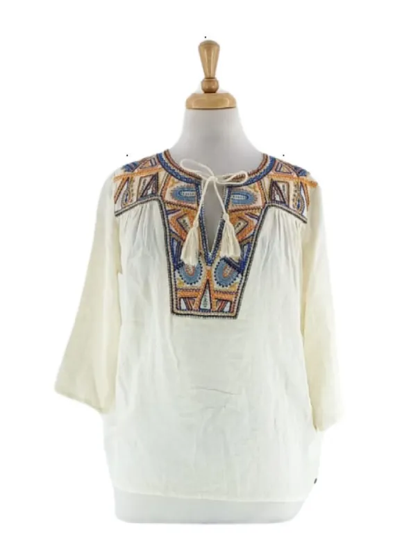 EMBROIDERED DETAIL BLOUSE sold by FBO