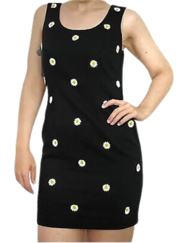 RIBBED FLORAL FITTED DRESS sold by FBO