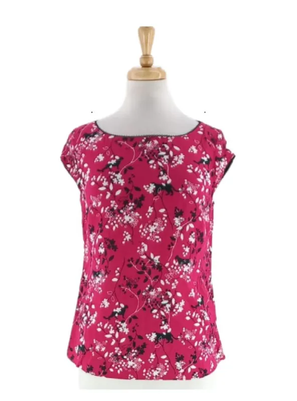 FLORAL PRINT BLOUSE sold by FBO
