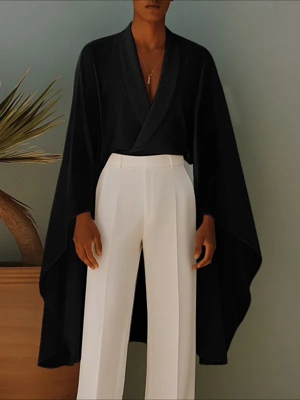 Men's Party Style Semi Sheer Long Sleeve Shirt SKUL36417 sold by Incerunmen