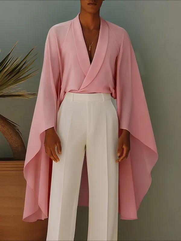 Men's Party Style Semi Sheer Long Sleeve Shirt SKUL36417 sold by Incerunmen product image thumbnail 3