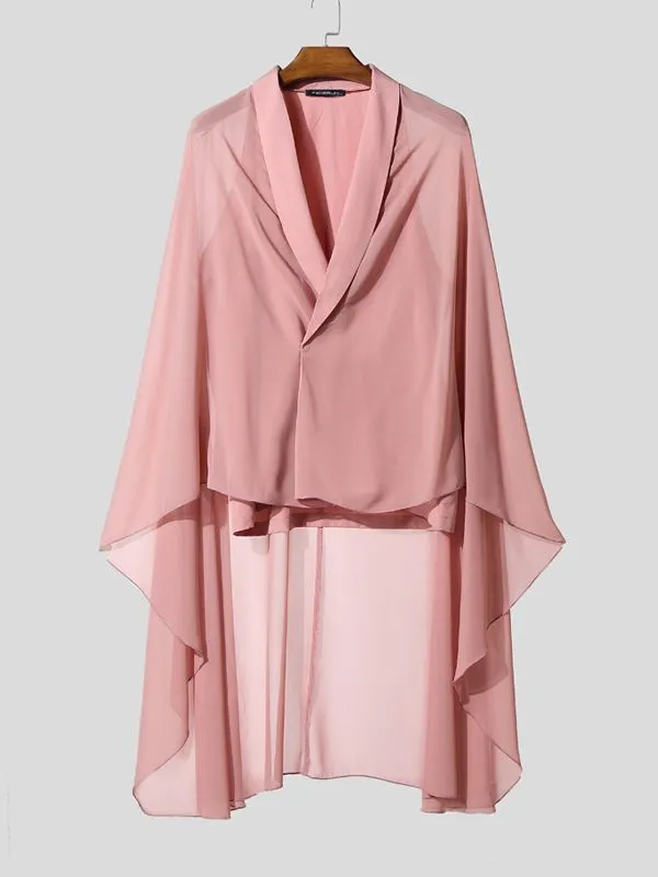 Men's Party Style Semi Sheer Long Sleeve Shirt SKUL36417 sold by Incerunmen product image thumbnail 4