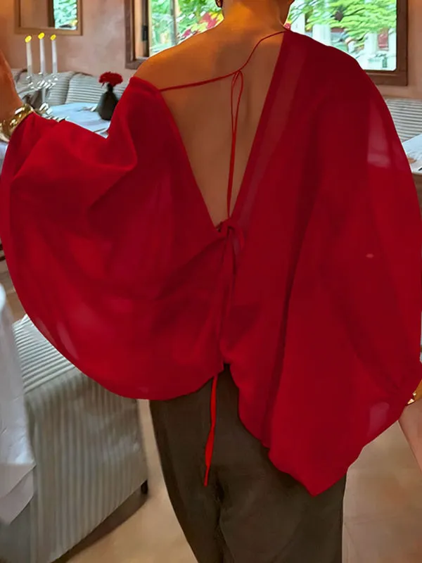 Men's Sheer Pleated Long Sleeve T Shirt SKUL35163 sold by Incerunmen product image thumbnail 2