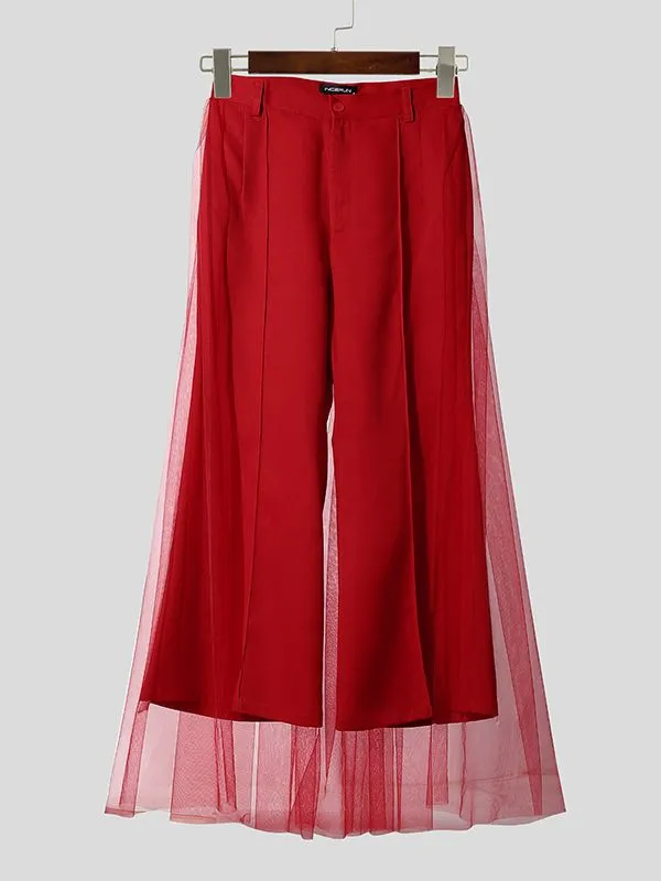 Men's Sheer Mesh Hem Casual Pant SKUL36407 sold by Incerunmen product image thumbnail 4