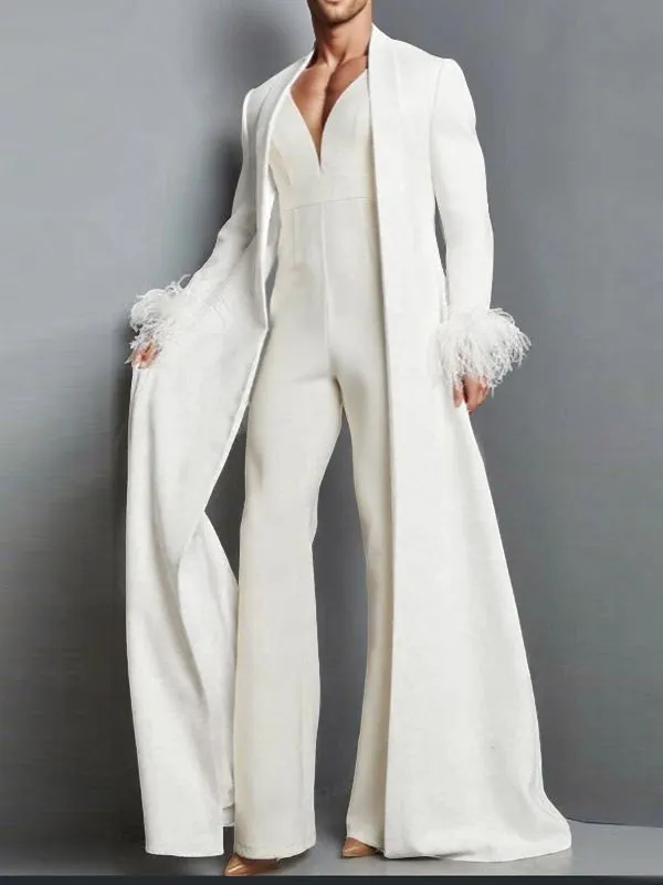 Men's Plush Patchwork Drop Hem Long Sleeve Cardigan SKUL27432 sold by Incerunmen