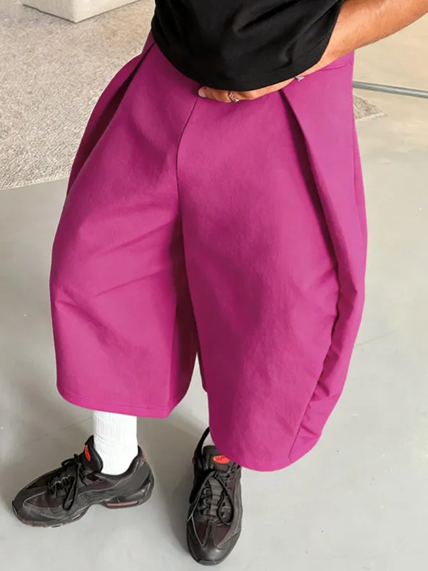 Men's Solid Oversized Casual Cropped Pant SKUL38072 sold by Incerunmen product image thumbnail 3