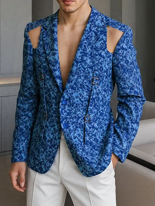 Men's Cut-Out Casual Long Sleeve Blazer SKUL30573 sold by Incerunmen product image thumbnail 3