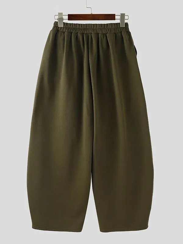 Men's Solid Wide Leg Casual Pant SKUL35277 sold by Incerunmen product image thumbnail 5