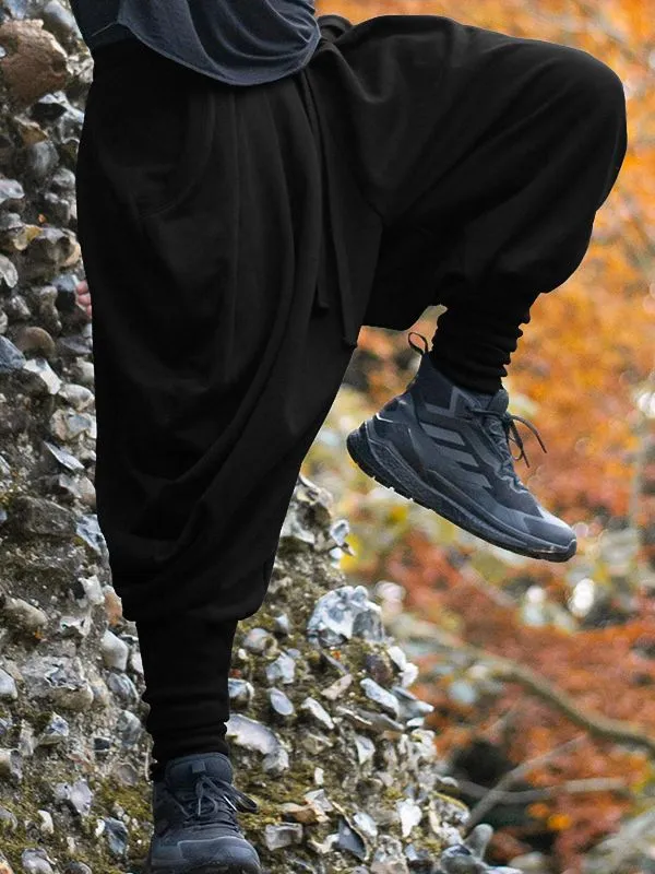 Men's Solid Pleated Loose Casual Pant SKUL32854 sold by Incerunmen product image thumbnail 2