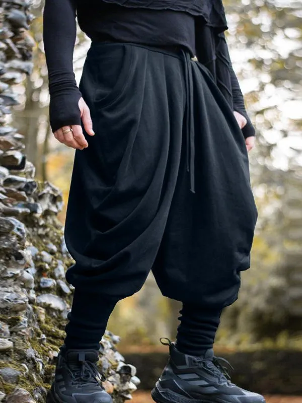 Men's Solid Pleated Loose Casual Pant SKUL32854 sold by Incerunmen product image thumbnail 3