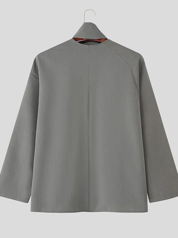 Men's Deconstructed Tie Long Sleeve Shirt SKUL32846 sold by Incerunmen product image thumbnail 5