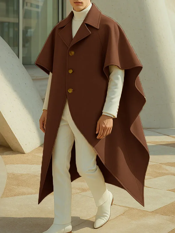 Men's Solid Loose Wide Sleeve Cloak SKUL28407 sold by Incerunmen