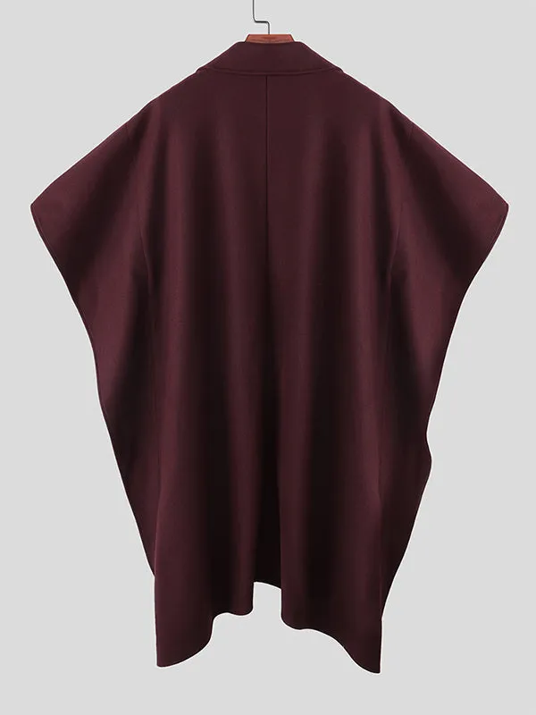 Men's Solid Loose Wide Sleeve Cloak SKUL28407 sold by Incerunmen product image thumbnail 5