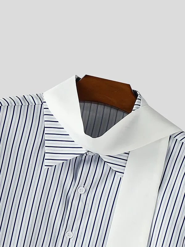 Men's Casual Striped Long Sleeve Shirt SKUL32777 sold by Incerunmen product image thumbnail 5