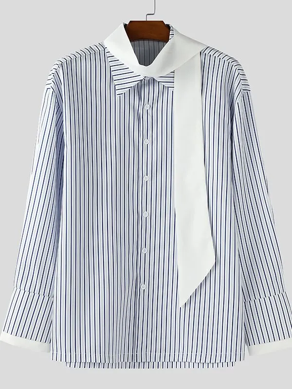 Men's Casual Striped Long Sleeve Shirt SKUL32777 sold by Incerunmen product image thumbnail 3