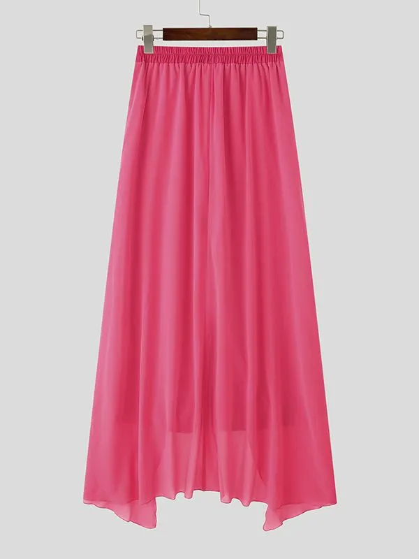 Men's Casual Layered Floor Length Hem Pant SKUL35085 sold by Incerunmen product image thumbnail 5