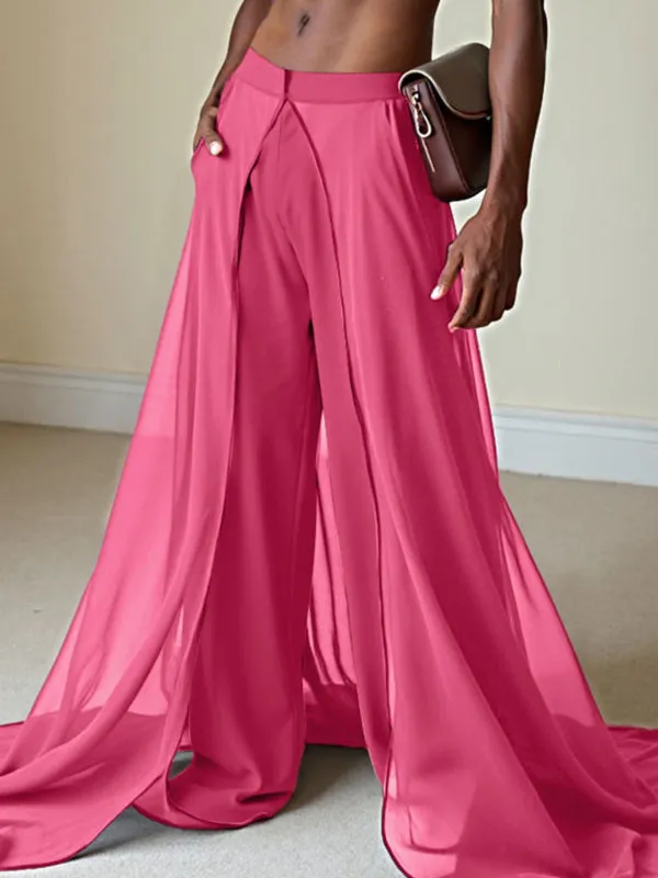 Men's Casual Layered Floor Length Hem Pant SKUL35085 sold by Incerunmen product image thumbnail 3