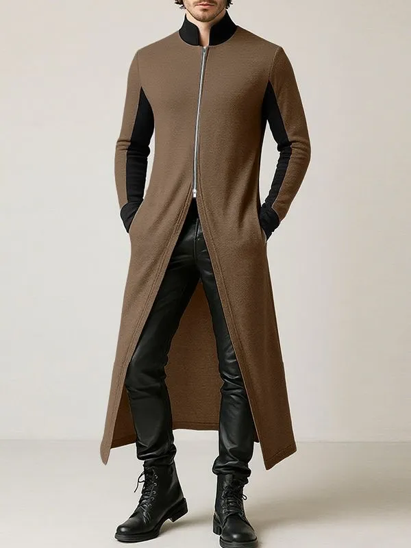 Men's Colorblock Half Zip Long Sleeve Cardigan SKUL30602 sold by Incerunmen