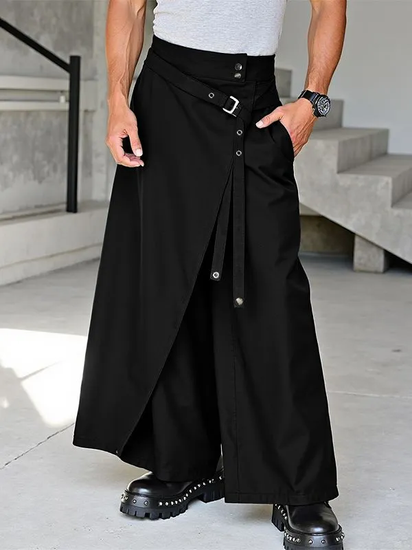 Men's Deconstructed Layered Tie Casual Pant SKUL31920 sold by Incerunmen