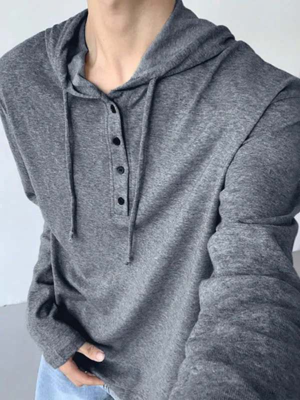 Men's Semi-Sheer Hooded Long Sleeve T-Shirt SKUL34045 sold by Incerunmen