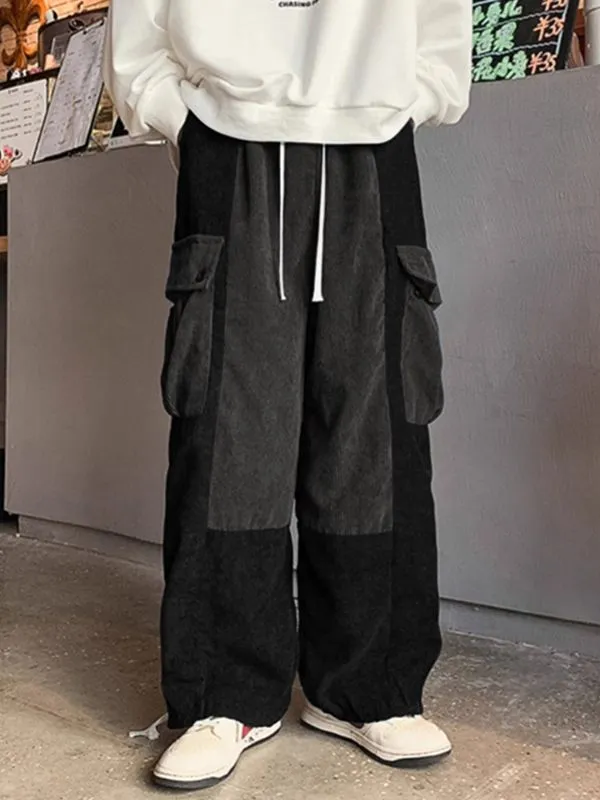 Men's Colorblock Patchwork Casual Pant SKUL30672 sold by Incerunmen