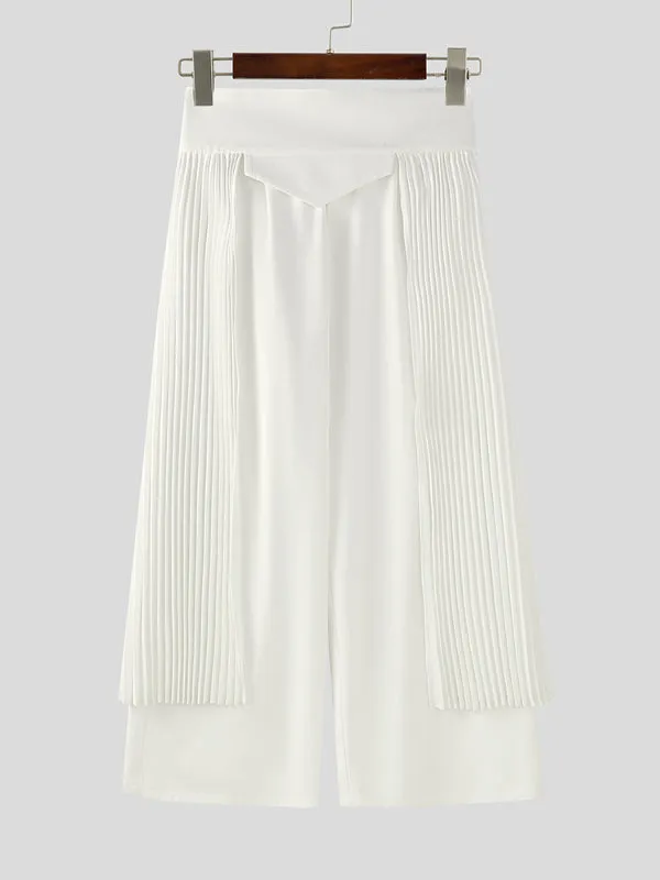 Men's Flap Hem High Waist Casual Pant SKUL27360 sold by Incerunmen product image thumbnail 4