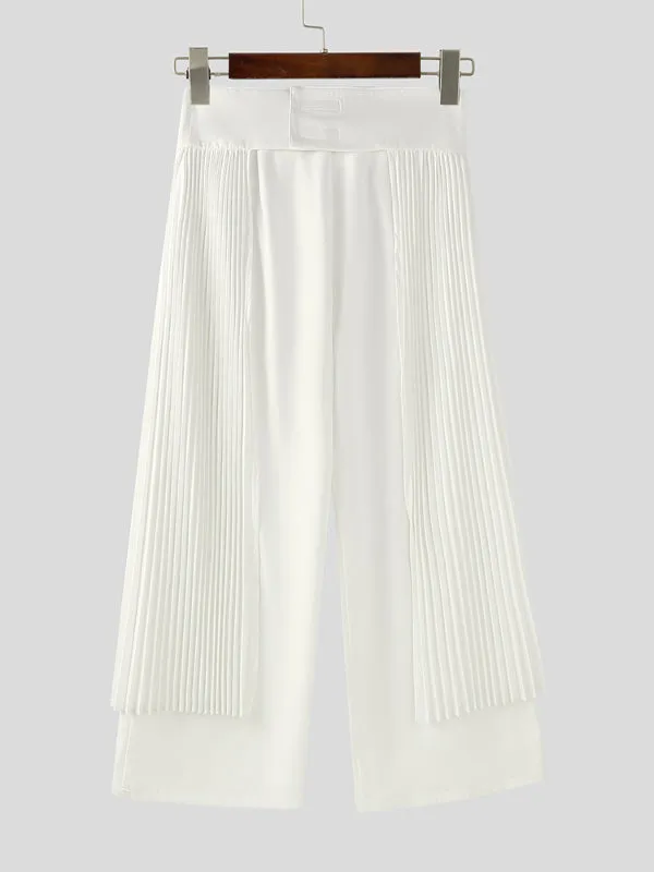 Men's Flap Hem High Waist Casual Pant SKUL27360 sold by Incerunmen product image thumbnail 3