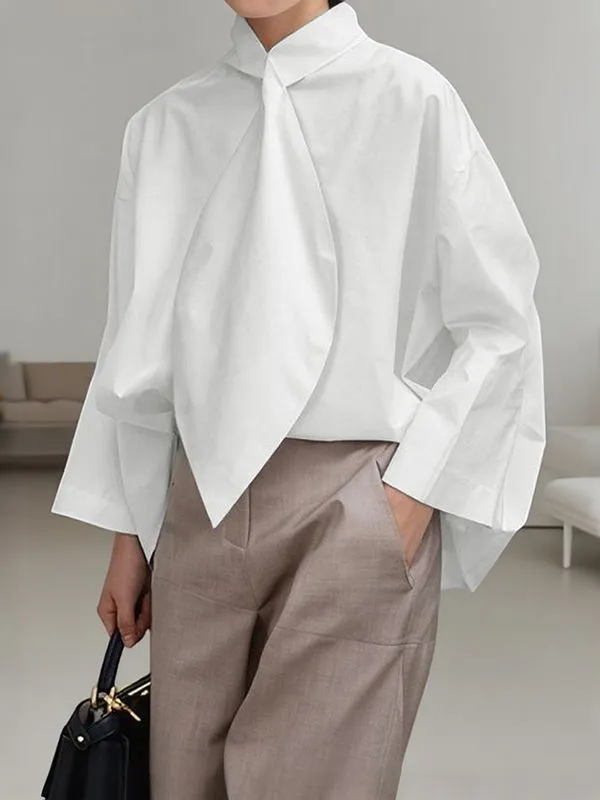 Men's Deconstructed Tie Long Sleeve Shirt SKUL32851 sold by Incerunmen