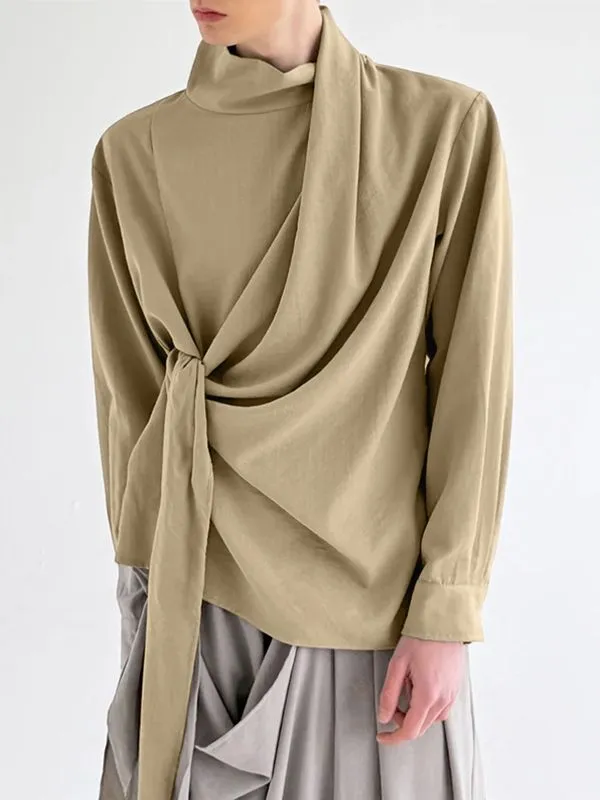 Men's Deconstructed Tie Casual Long Sleeve Shirt SKUL32853 sold by Incerunmen product image thumbnail 2