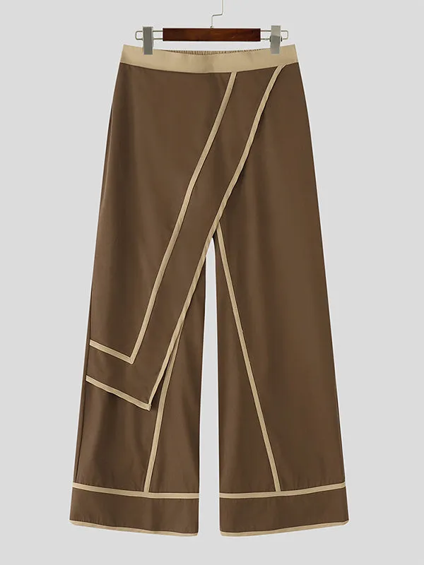 Men's Contrast Edge Layered Casual Pant SKUL25994 sold by Incerunmen product image thumbnail 4