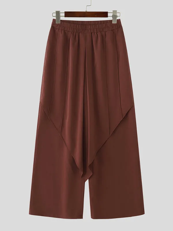 Men's Solid Color Layered Casual Pant SKUL29788 sold by Incerunmen product image thumbnail 4