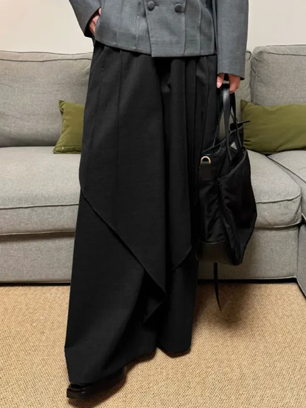 Men's Solid Color Layered Casual Pant SKUL29788 sold by Incerunmen product image thumbnail 2