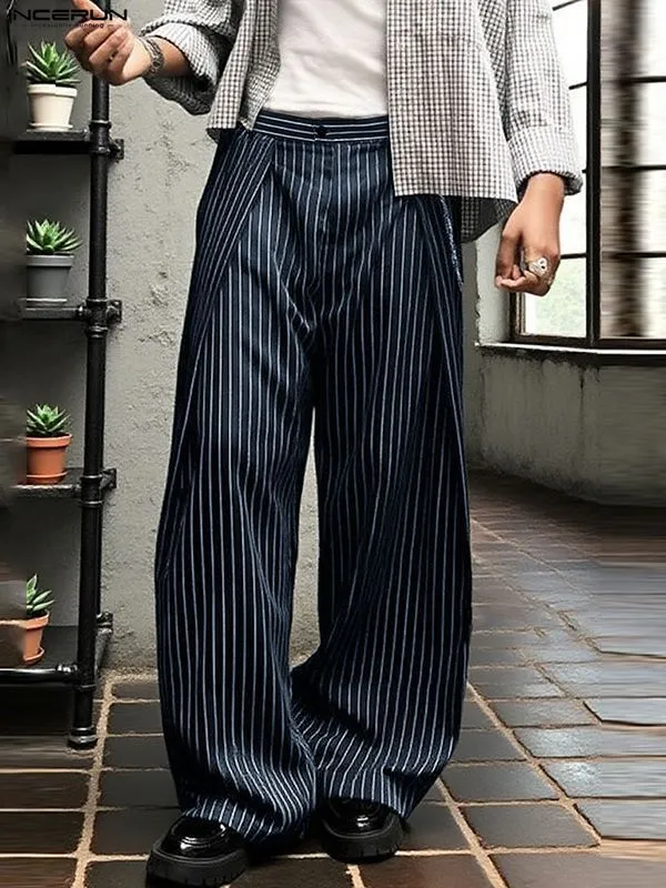 Men's Striped Loose Casual Pant SKUL29712 sold by Incerunmen product image thumbnail 3