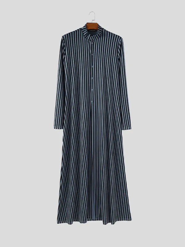 Men's Striped Casual Long Sleeve Cardigan SKUL26086 sold by Incerunmen product image thumbnail 4