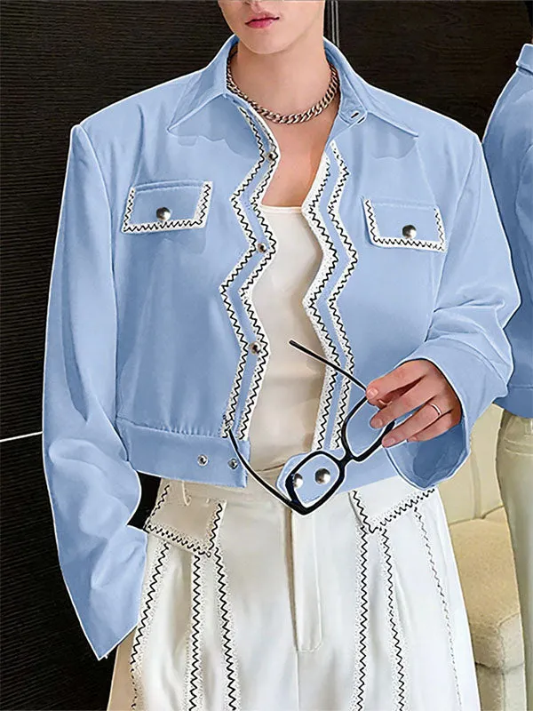 Men's Colorblock Casual Long Sleeve Jacket SKUL28355 sold by Incerunmen product image thumbnail 2