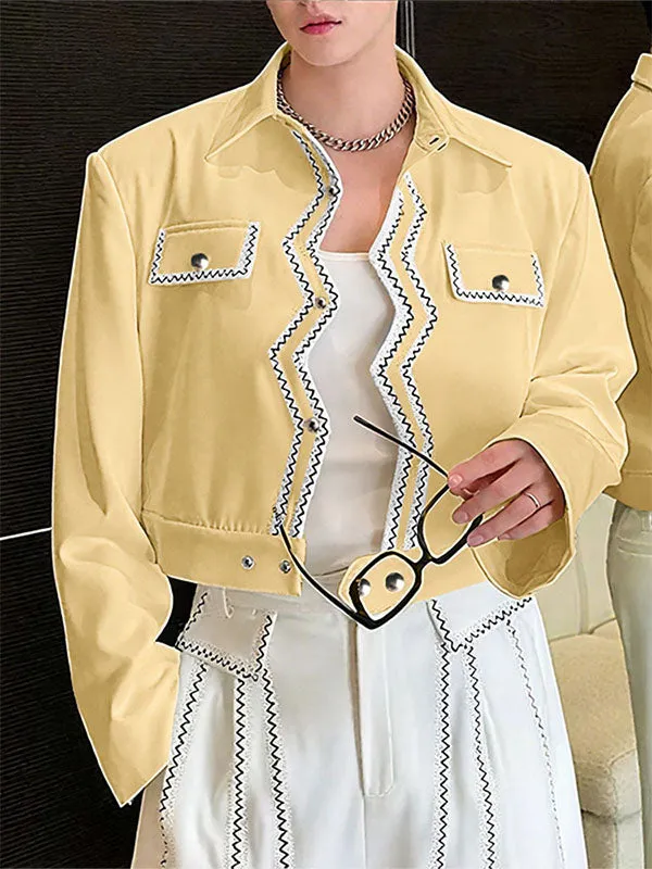 Men's Colorblock Casual Long Sleeve Jacket SKUL28355 sold by Incerunmen product image thumbnail 3