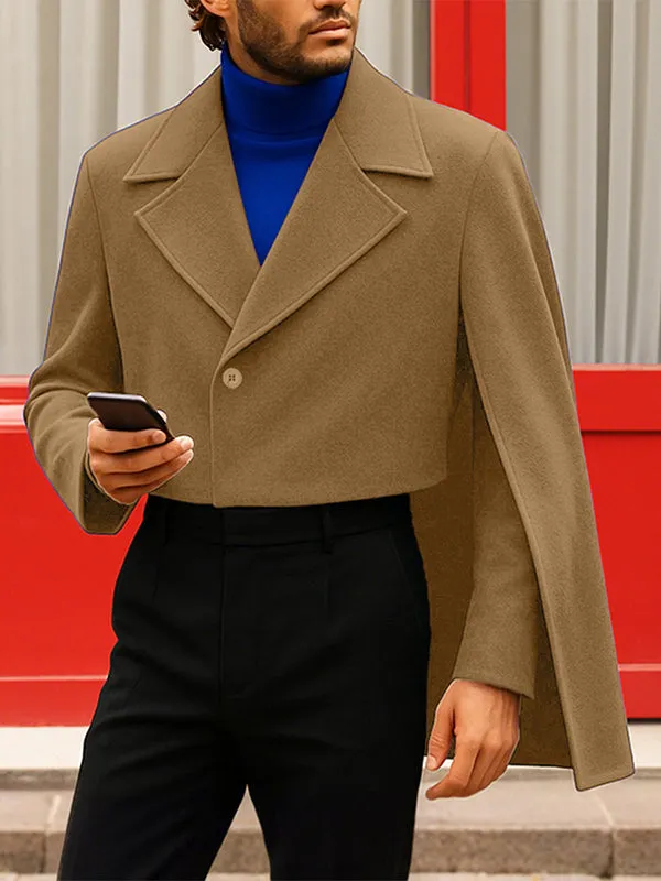 Men's Single Shoulder Drape Cropped Long Sleeve Casual Blazer SKUL28428 sold by Incerunmen