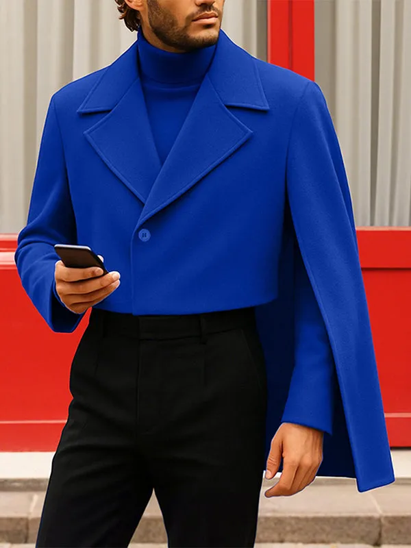 Men's Single Shoulder Drape Cropped Long Sleeve Casual Blazer SKUL28428 sold by Incerunmen product image thumbnail 2